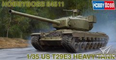 【小号手】1/35 新品两则：T29E3重型坦克和T34重型坦克