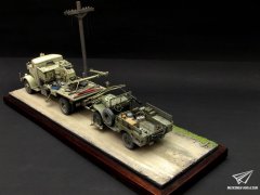 1/35 Bussing NAG 4500A w Bilstein 3T crane--布辛纳格4500A卡车场景（AFVCLUB）