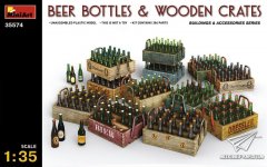 【MINIART 35574】新品：1/35 啤酒瓶及木箱