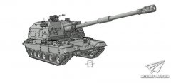 【红星】新品：1/35 俄罗斯2S19 Msta-S自行火炮设计图放出