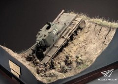 1/35 KV-1及苏军士兵场景