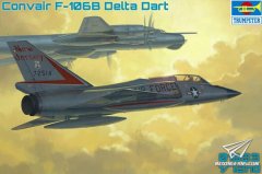 【小号手 01683】新品：1/72 F-106B三角标枪战斗机