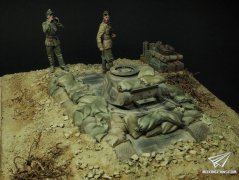 1/35 二号坦克掩体场景