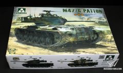 【三花 2070】1/35 美国M47巴顿中型坦克板件预览
