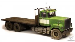 1/24 MACK Superliner平板拖车