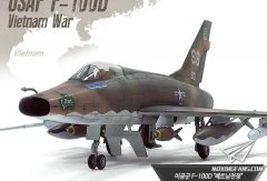 【爱德美 12553】新品：1/72 美国空军F-100D战斗机越南战争