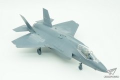【MENG LS-007】1/48美国洛克希德-马丁F-35A“闪电”II战斗机素组评测