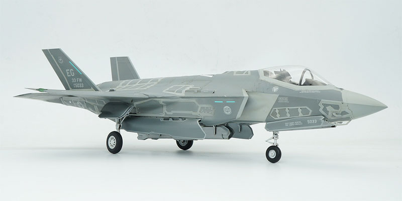 【MENG LS-007】美国F-35A战斗机及【星河模型】F-35A遮盖纸制作评测