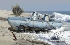 【威龙 6916】新品：1/35 日本特二式内火艇早期型带浮筒
