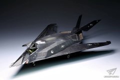 1/48 美国F-117A隐身攻击机（田宫）