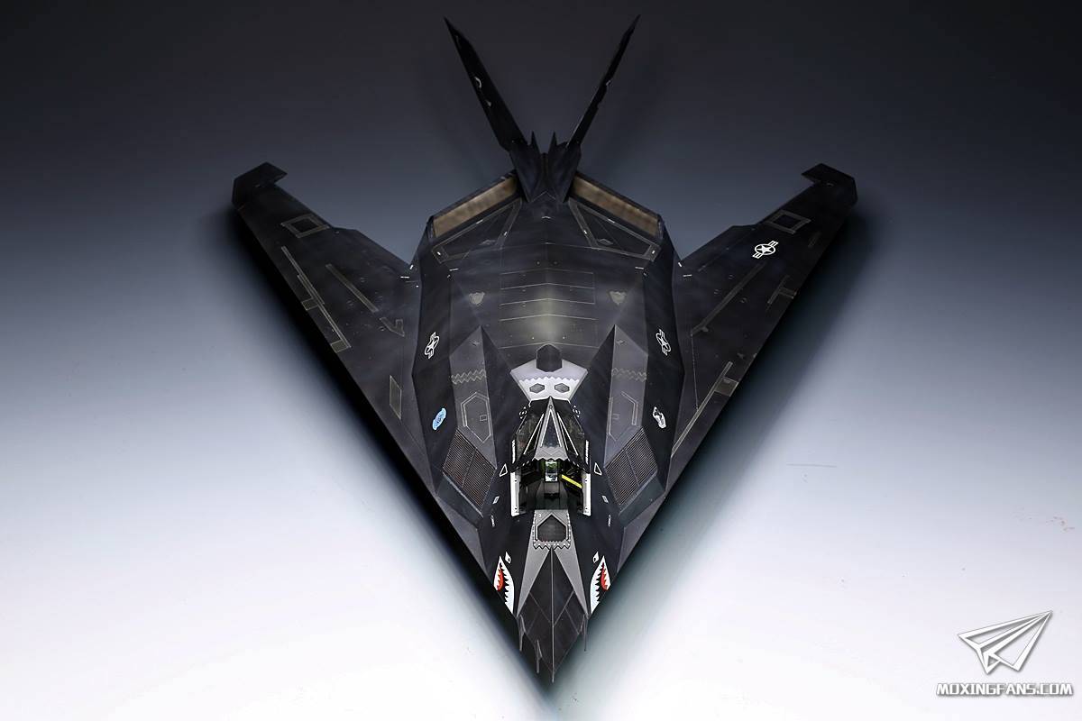 1/48 美国F-117A隐身攻击机（田宫）_静态模型爱好者--致力于打造最全的 