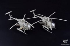 【小鹰 KH50003】1/35 AH-6J小鸟武装直升机官方素组图更新