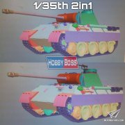【HOBBYBOSS】新品：1/35 德国豹式坦克2in1