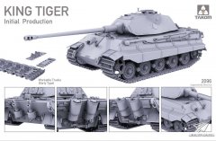 【三花 2096】新品：1/35 德国虎王坦克极初期型