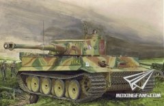 【威龙 6885】1/35 德国虎式坦克初期型帝国师哈尔科夫＂TIKI＂封绘与配置图更新