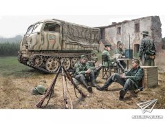 【意大利 6549】新品：1/35 斯太尔RSO/01全地形车及德军兵人