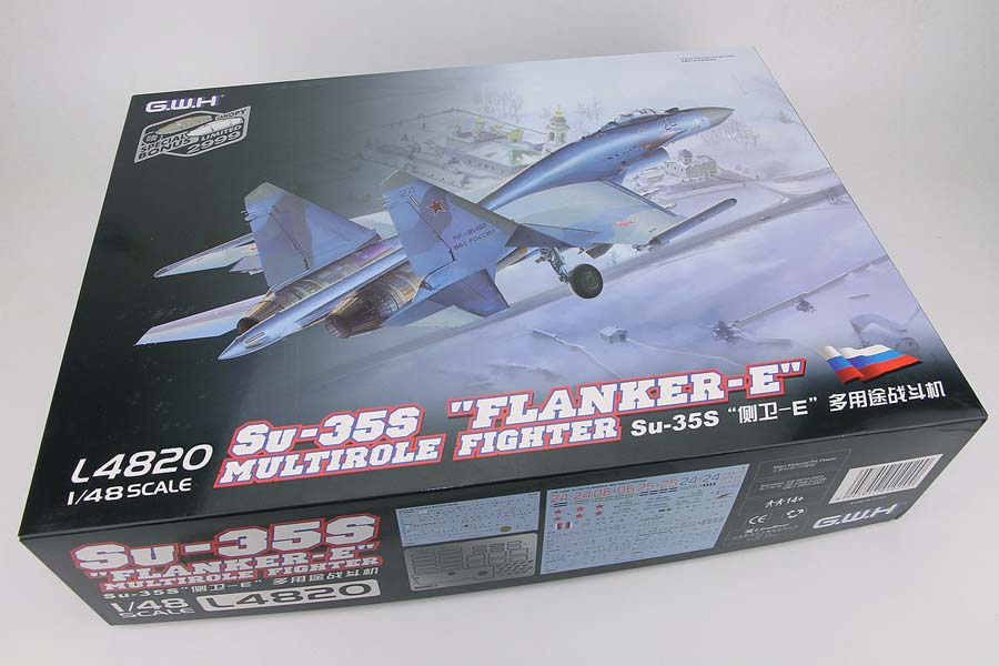 【长城 L4820】1/48 苏(Su)-35S Flanker E战斗机开盒评测