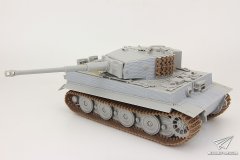 【小号手 09540】1/35 虎式坦克后期型防磁装甲非官方素组图更新
