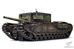 1/35 丘吉尔3英寸自行火炮（AFV club）