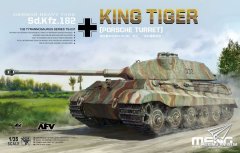 【MENG TS-037】新品：1/35 德国重型坦克Sd.Kfz.182“虎王”（保时捷炮塔型）