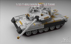 【RPG-MODEL 35001】新品：1/35 T-80U主战坦克