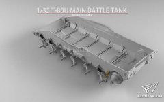 【RPG-MODEL 35001】1/35 T-80U主战坦克更多细节图更新PART2