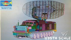 【小号手】新品：1/35 2K11防空导弹系统预警雷达车