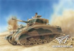 【威龙 6617】新品：1/35 英国谢尔曼中型坦克阿拉曼战役