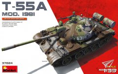 【MINIART 37024】新品：1/35 T-55A MOD.1981