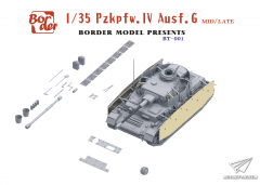 【边境 BT-001】1/35 德国四号坦克G中后期型细节更新