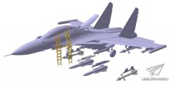 【红星】新品：1/72 Su-30SM战斗机