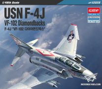 【爱德美 12323】新品：1/48 美国F-4J战斗机VF-102中队