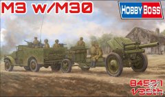 【HOBBYBOSS 84537】新品：1/35 苏联M3装甲车及M30火炮