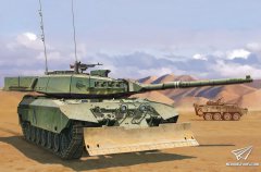 【MENG TS-041】新品：1/35 加拿大主战坦克“豹”C2“马克萨斯”及推土铲