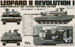 【TIGER MODEL 4629】1/35 德国新型豹2革命1型主战坦克