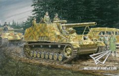 【威龙 6935】新品：1/35 德国Sd.Kfz.165野蜂自行火炮初期/后期型（2in1）