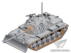 【威龙 3582】新品：1/35 以色列M60主战坦克附推土铲