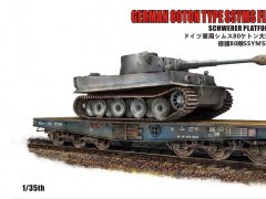 【T-MODEL】新品：1/35 德国80吨SSYMS平板运输车