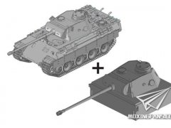 【威龙 6940】新品：1/35 德国豹式坦克D型及豹式坦克碉堡