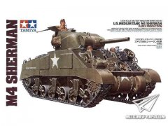 【田宫 35190】1/35 美国M4谢尔曼坦克初期型