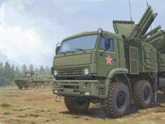 【小号手 01060】1/35 俄罗斯 96K6 铠甲S1 72V6 防空系统定价及板件图更新