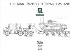 【三花 5002X】1/72 M1070拖车及M1A2 SEP Tusk II主战坦克