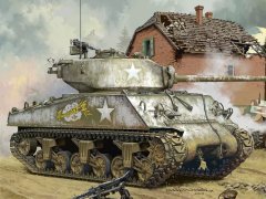 【MENG TS-043】1/35 美国中型坦克M4A3（76）W 封绘及涂装信息更新