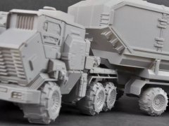 【小号手】1/100 流浪地球运输车进度更新