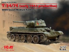 【ICM 35365】1/35 苏联T-34/76中型坦克1943年初期生产型