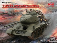 【ICM 35369】1/35 苏联T-34/85中型坦克及搭乘士兵