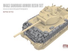 【MENG SPS-070】新品：1/35 M4A3沙袋式附加装甲树脂套件