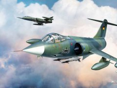 【天力 48083】新品：1/48 F-104G星战士战斗机