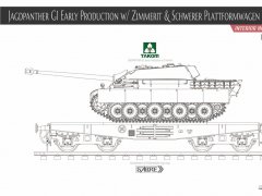 【三花 2125X】1/35 猎豹G1初期型 附防磁装甲及四轮铁路平板