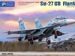 【小鹰 KH80168】新品：1/48 Su-27UB 侧卫-C战斗机